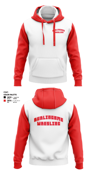 Hoodie, Burlingame, Wrestling, Teamtime, Team time, sublimation, custom sports apparel, team uniforms, spirit wear, spiritwear, sports uniforms, custom shirts, team store, custom team store, fundraiser sports, apparel fundraiser