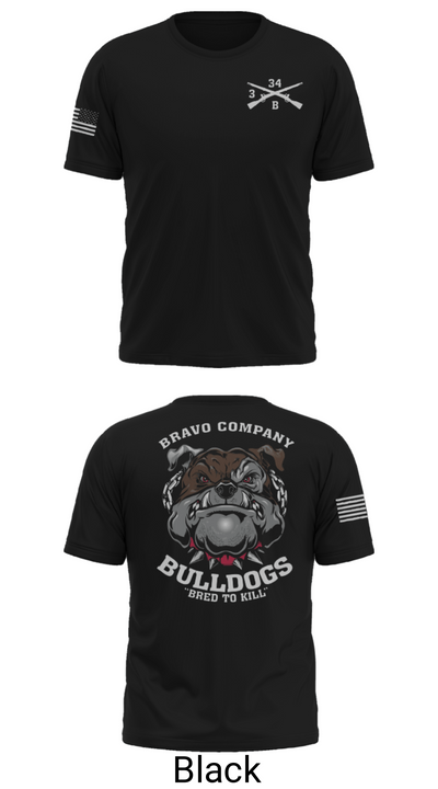 B/3-34 Bulldogs 76121406 Old School Cotton Feel Shirt - 30