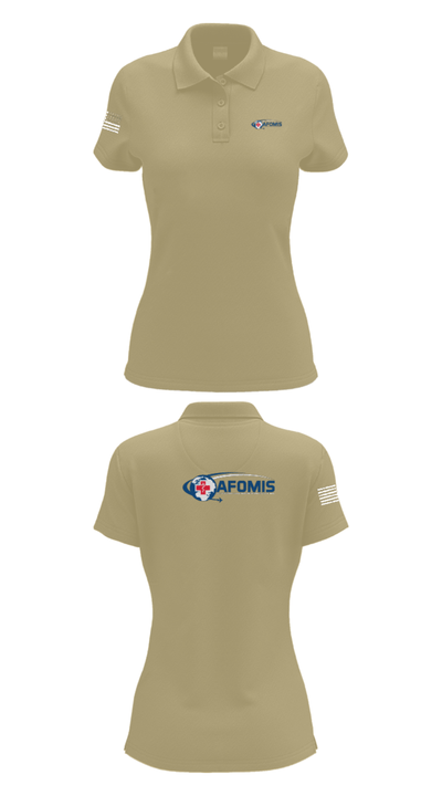 AFOMIS 39561369 Women's Short Sleeve Performance Polo  - 95