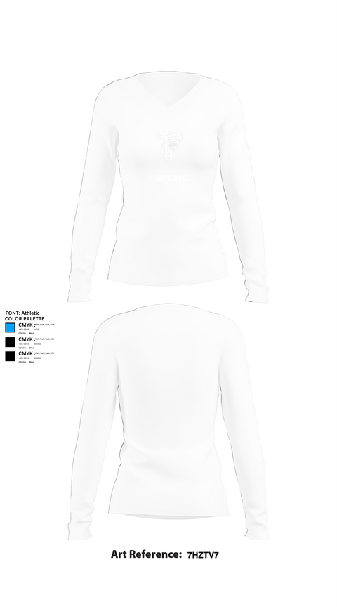 Womens Long Sleeve Vneck Shirt 1, Ferpservice, , Teamtime, Team time, sublimation, custom sports apparel, team uniforms, spirit wear, spiritwear, sports uniforms, custom shirts, team store, custom team store, fundraiser sports, apparel fundraiser