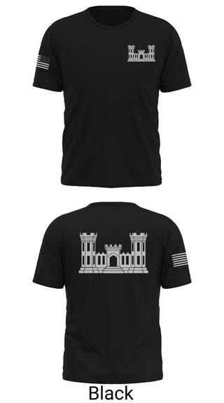 Short Sleeve Performance Shirt, 250TH ENGINEERING COMPANY, National Guard, Teamtime, Team time, sublimation, custom sports apparel, team uniforms, spirit wear, spiritwear, sports uniforms, custom shirts, team store, custom team store, fundraiser sports, apparel fundraiser