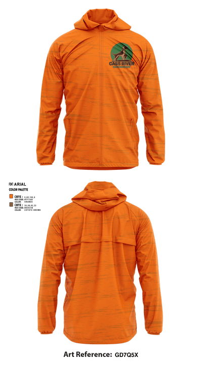Cass River game recovery 87897847 Windbreaker - 1