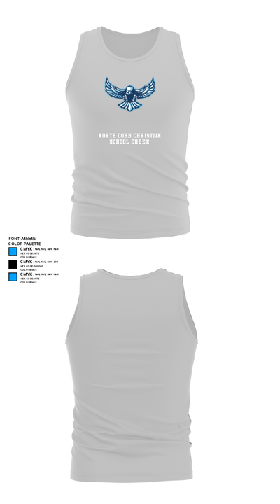 North Cobb Christian School Cheer 71060723 Tank Top - 13
