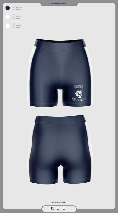 Yuma High School Wrestling 97193849 Men's Compression Shorts - 1