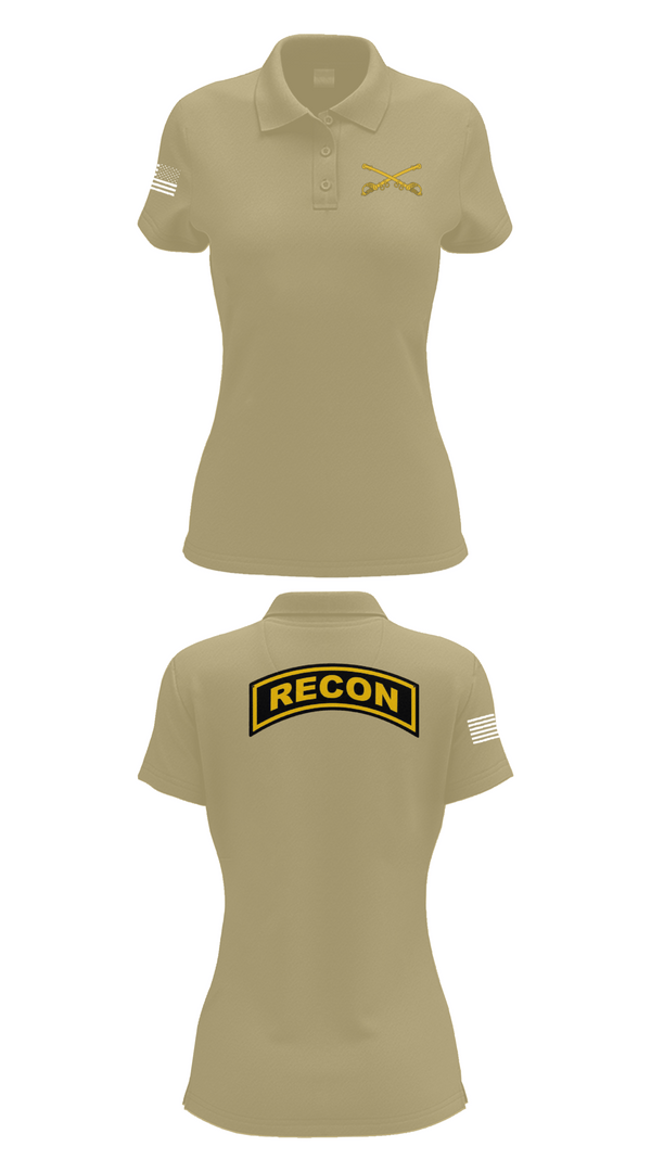 Womens Short Sleeve Performance Polo, Cowboy, Army, Teamtime, Team time, sublimation, custom sports apparel, team uniforms, spirit wear, spiritwear, sports uniforms, custom shirts, team store, custom team store, fundraiser sports, apparel fundraiser