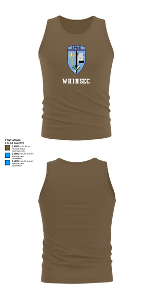 Tank Top, WHINSEC, Army, Teamtime, Team time, sublimation, custom sports apparel, team uniforms, spirit wear, spiritwear, sports uniforms, custom shirts, team store, custom team store, fundraiser sports, apparel fundraiser