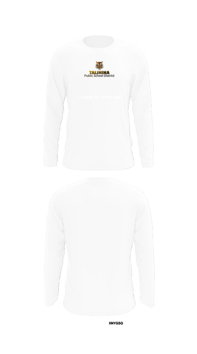 Talihina High School Band 74787981 Long Sleeve Performance Shirt - 8