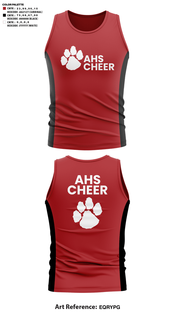 Tank Top, Asheville High School Cheer, Cheer, Teamtime, Team time, sublimation, custom sports apparel, team uniforms, spirit wear, spiritwear, sports uniforms, custom shirts, team store, custom team store, fundraiser sports, apparel fundraiser