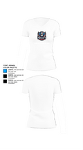 Twin City Overhead Door 66007785 Women's Short Sleeve V-neck Shirt - 18