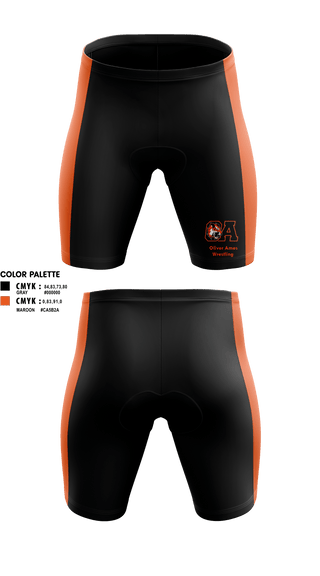 Mens Compression Shorts, Oliver Ames High School Wrestling, Wrestling, Teamtime, Team time, sublimation, custom sports apparel, team uniforms, spirit wear, spiritwear, sports uniforms, custom shirts, team store, custom team store, fundraiser sports, apparel fundraiser