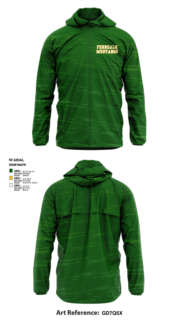 Windbreaker, Ferndale Mustangs, , Teamtime, Team time, sublimation, custom sports apparel, team uniforms, spirit wear, spiritwear, sports uniforms, custom shirts, team store, custom team store, fundraiser sports, apparel fundraiser