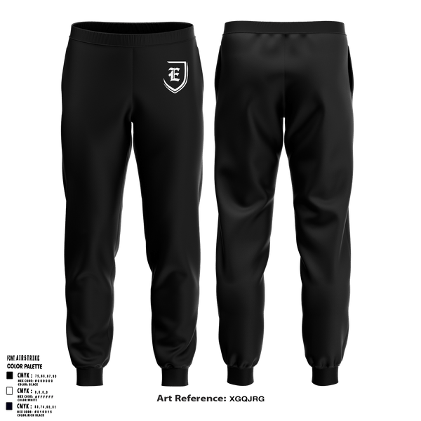 Joggers, Ellsworth High School Basketball, Men's Basketball, Teamtime, Team time, sublimation, custom sports apparel, team uniforms, spirit wear, spiritwear, sports uniforms, custom shirts, team store, custom team store, fundraiser sports, apparel fundraiser