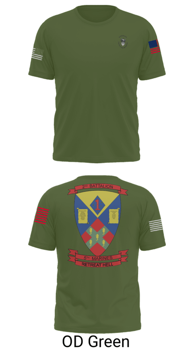 2nd battalion , 5th marines 24744641 Short Sleeve Performance Shirt - 42