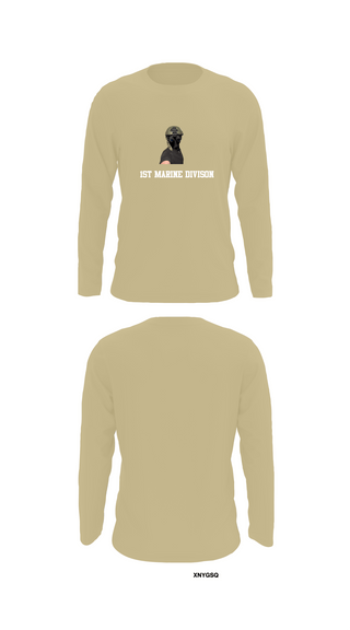 Long Sleeve Performance Shirt, 1st marine divison, , Teamtime, Team time, sublimation, custom sports apparel, team uniforms, spirit wear, spiritwear, sports uniforms, custom shirts, team store, custom team store, fundraiser sports, apparel fundraiser