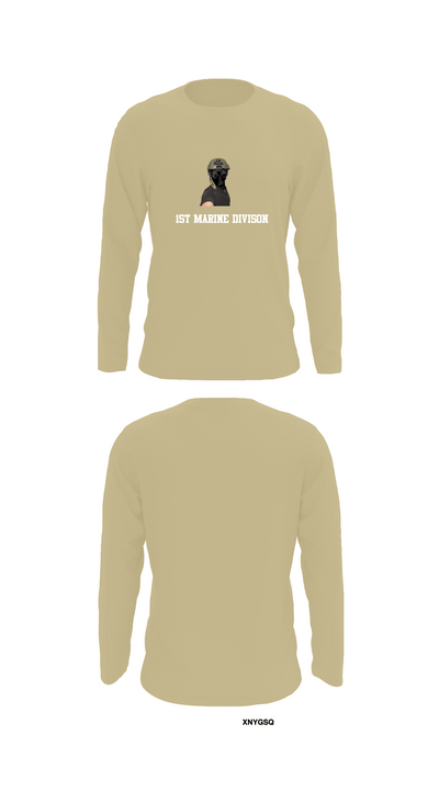 1st marine divison 61808262 Long Sleeve Performance Shirt 92