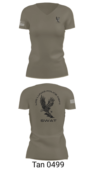 Womens Short Sleeve Vneck Shirt, LOS LUNAS POLICE DEPT. SWAT, , Teamtime, Team time, sublimation, custom sports apparel, team uniforms, spirit wear, spiritwear, sports uniforms, custom shirts, team store, custom team store, fundraiser sports, apparel fundraiser