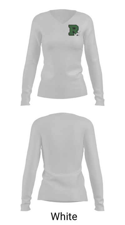 Rapoport Academy Public School-Meyer High School Volleyball 16376232 Women's Long Sleeve V-neck Shirt - 16