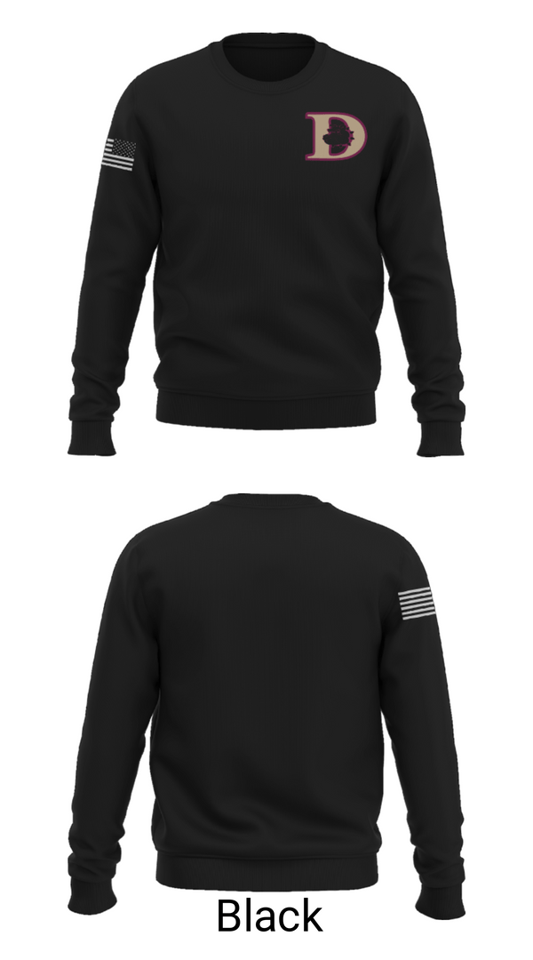 Crew Neck Sweatshirt, Dixon High School Football, Football, Teamtime, Team time, sublimation, custom sports apparel, team uniforms, spirit wear, spiritwear, sports uniforms, custom shirts, team store, custom team store, fundraiser sports, apparel fundraiser