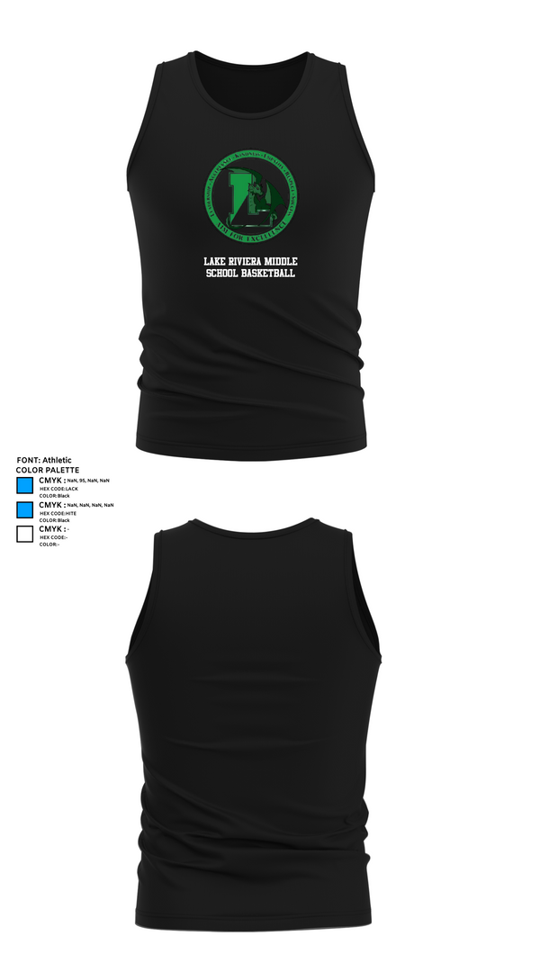 Tank Top, Lake Riviera Middle School Basketball, Women's Basketball, Teamtime, Team time, sublimation, custom sports apparel, team uniforms, spirit wear, spiritwear, sports uniforms, custom shirts, team store, custom team store, fundraiser sports, apparel fundraiser