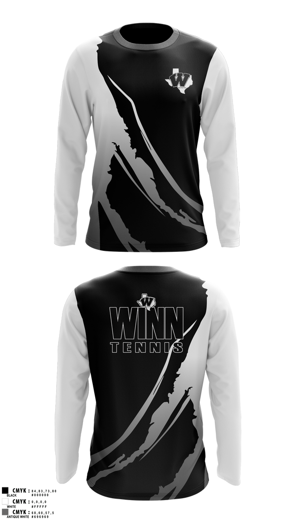 Long Sleeve Performance Shirt, Mavericks, Tennis, Teamtime, Team time, sublimation, custom sports apparel, team uniforms, spirit wear, spiritwear, sports uniforms, custom shirts, team store, custom team store, fundraiser sports, apparel fundraiser