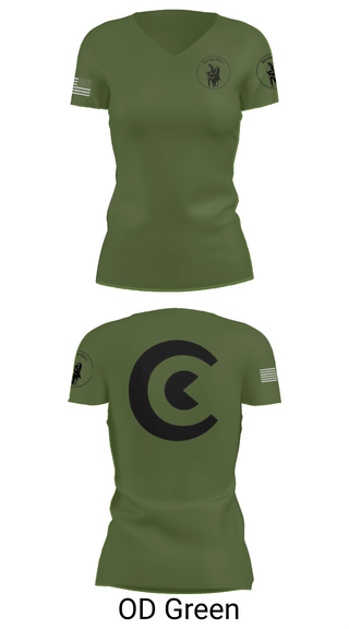Womens Short Sleeve Vneck Shirt, Diniz, Army, Teamtime, Team time, sublimation, custom sports apparel, team uniforms, spirit wear, spiritwear, sports uniforms, custom shirts, team store, custom team store, fundraiser sports, apparel fundraiser