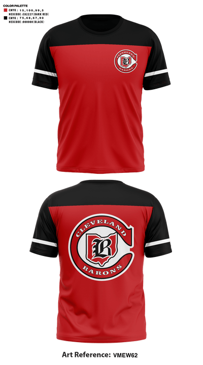 Cleveland Barons 92001453 Short Sleeve Performance Polo - 41