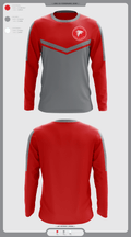 Constantine High School Cross Country 28669169 Long Sleeve Performance Shirt - 1
