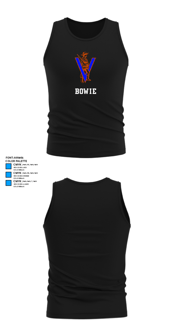 Tank Top, Bowie, Wrestling, Teamtime, Team time, sublimation, custom sports apparel, team uniforms, spirit wear, spiritwear, sports uniforms, custom shirts, team store, custom team store, fundraiser sports, apparel fundraiser
