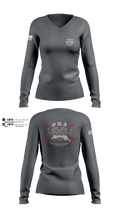 9135 74248707 Women's Long Sleeve V-neck Shirt - 3