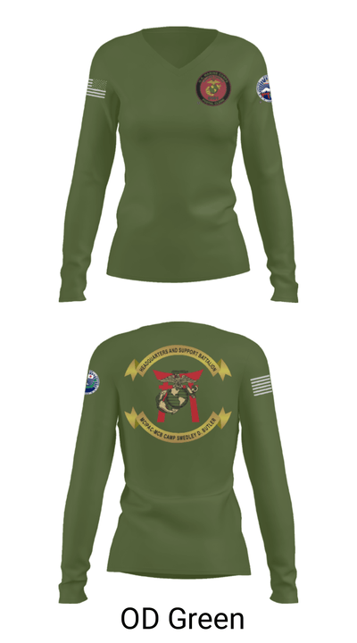MCIPAC 4147432 Women's Long Sleeve V-neck Shirt - 57
