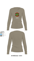 CLR 37 15553554 Women's Long Sleeve V-neck Shirt - 62