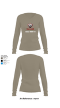 Eagle troop 2/2 62182830 Women's Long Sleeve V-neck Shirt - 62