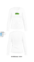 Martin County Panthers Football And Cheer 92599871 Women's Long Sleeve V-neck Shirt - 15