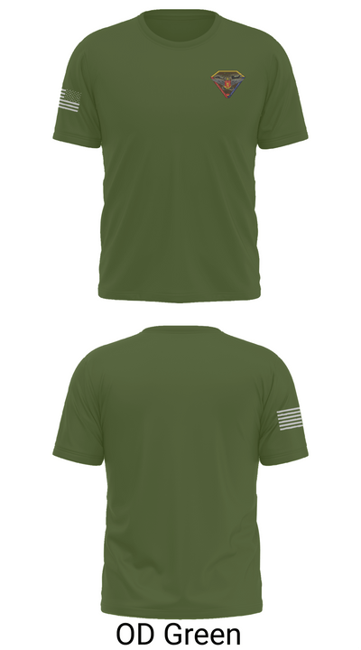 Bravo Company  642nd ASC 35551187 Short Sleeve Performance Shirt - 56