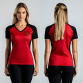 Kirbyville High School Basketball 90960031 Women's Short Sleeve V-neck Shirt - 2