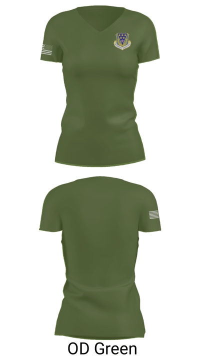 321 SMW 70680772 Women's Short Sleeve V-neck Shirt - 28