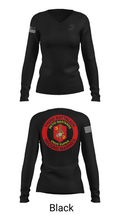 V3/2 53634498 Women's Long Sleeve V-neck Shirt - 37