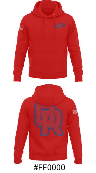 Hoodie, Oak Ridge High School Tennis, Tennis, Teamtime, Team time, sublimation, custom sports apparel, team uniforms, spirit wear, spiritwear, sports uniforms, custom shirts, team store, custom team store, fundraiser sports, apparel fundraiser