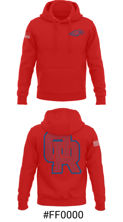 Oak Ridge High School Tennis 19732453 Hoodie - 17