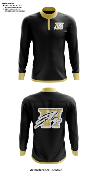 Quarter Zip Jacket, Winchester Community High School Basketball, Women's Basketball, Teamtime, Team time, sublimation, custom sports apparel, team uniforms, spirit wear, spiritwear, sports uniforms, custom shirts, team store, custom team store, fundraiser sports, apparel fundraiser