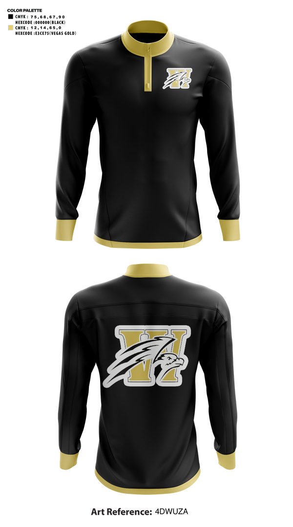 Quarter Zip Jacket, Winchester Community High School Basketball, Women's Basketball, Teamtime, Team time, sublimation, custom sports apparel, team uniforms, spirit wear, spiritwear, sports uniforms, custom shirts, team store, custom team store, fundraiser sports, apparel fundraiser