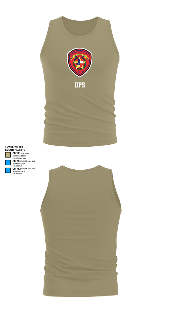 Tank Top, DPS, Police, Teamtime, Team time, sublimation, custom sports apparel, team uniforms, spirit wear, spiritwear, sports uniforms, custom shirts, team store, custom team store, fundraiser sports, apparel fundraiser