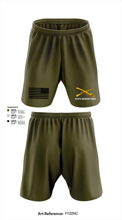 Airborne Athletic Shorts With Pockets - 1