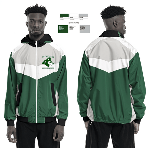 Windbreaker, Nathan Hale High School Cross Country, Cross Country, Teamtime, Team time, sublimation, custom sports apparel, team uniforms, spirit wear, spiritwear, sports uniforms, custom shirts, team store, custom team store, fundraiser sports, apparel fundraiser