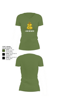 1-200 Infantry 56519387 Women's Short Sleeve V-neck Shirt - 42