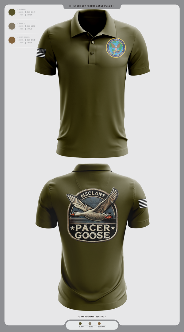 Short Sleeve Performance Polo, MILITARY SEALIFT COMMAND ATLANTIC, , Teamtime, Team time, sublimation, custom sports apparel, team uniforms, spirit wear, spiritwear, sports uniforms, custom shirts, team store, custom team store, fundraiser sports, apparel fundraiser