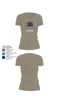 V-4 Division 66331913 Women's Short Sleeve V-neck Shirt - 61