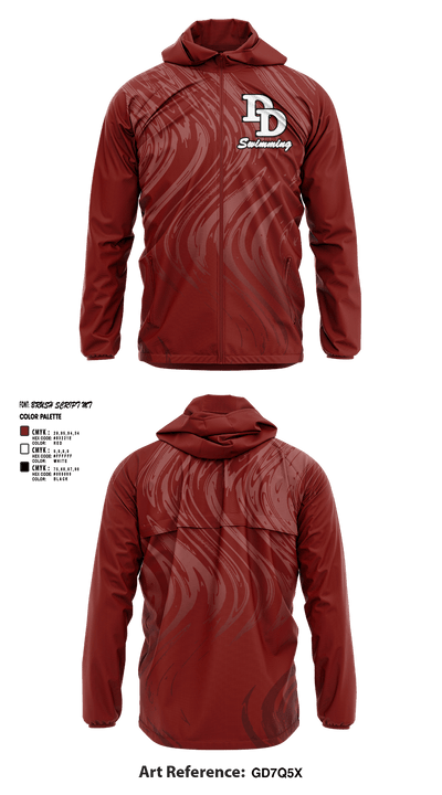 David Douglas High School Swimming 22345168 Windbreaker - 2