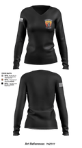 A/2135th GSAB “SMUGGLERS” 66831514 Women's Long Sleeve V-neck Shirt -1 3