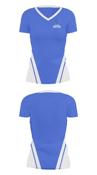 Women's Short Sleeve Vneck Shirt, Stephen Decatur High School Track, Track & Field, Teamtime, Team time, sublimation, custom sports apparel, team uniforms, spirit wear, spiritwear, sports uniforms, custom shirts, team store, custom team store, fundraiser sports, apparel fundraiser